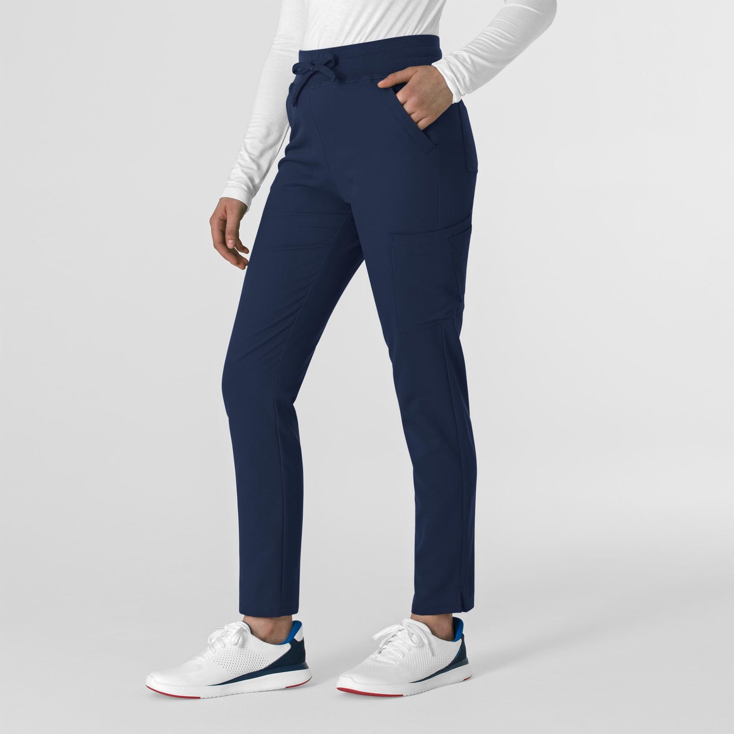 Wink Thrive Women's Cargo Straight Slim Leg Pant