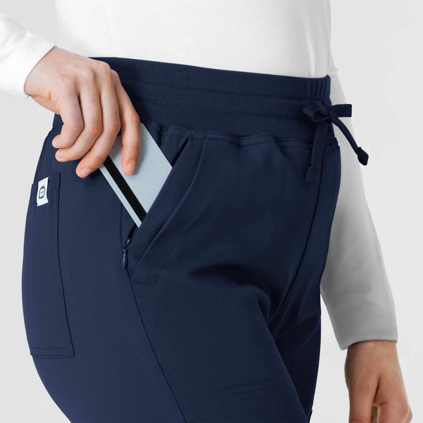 Wink Thrive Women's Cargo Straight Slim Leg Pant