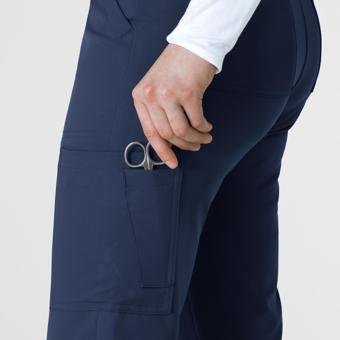 Wink Thrive Women's Cargo Straight Slim Leg Pant