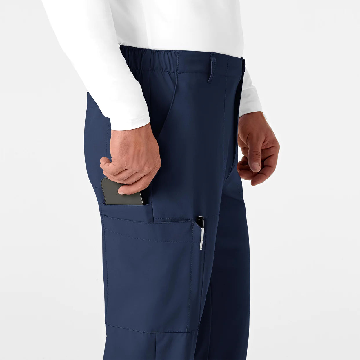 Wink W123 Men's Flat-Front Cargo Pant