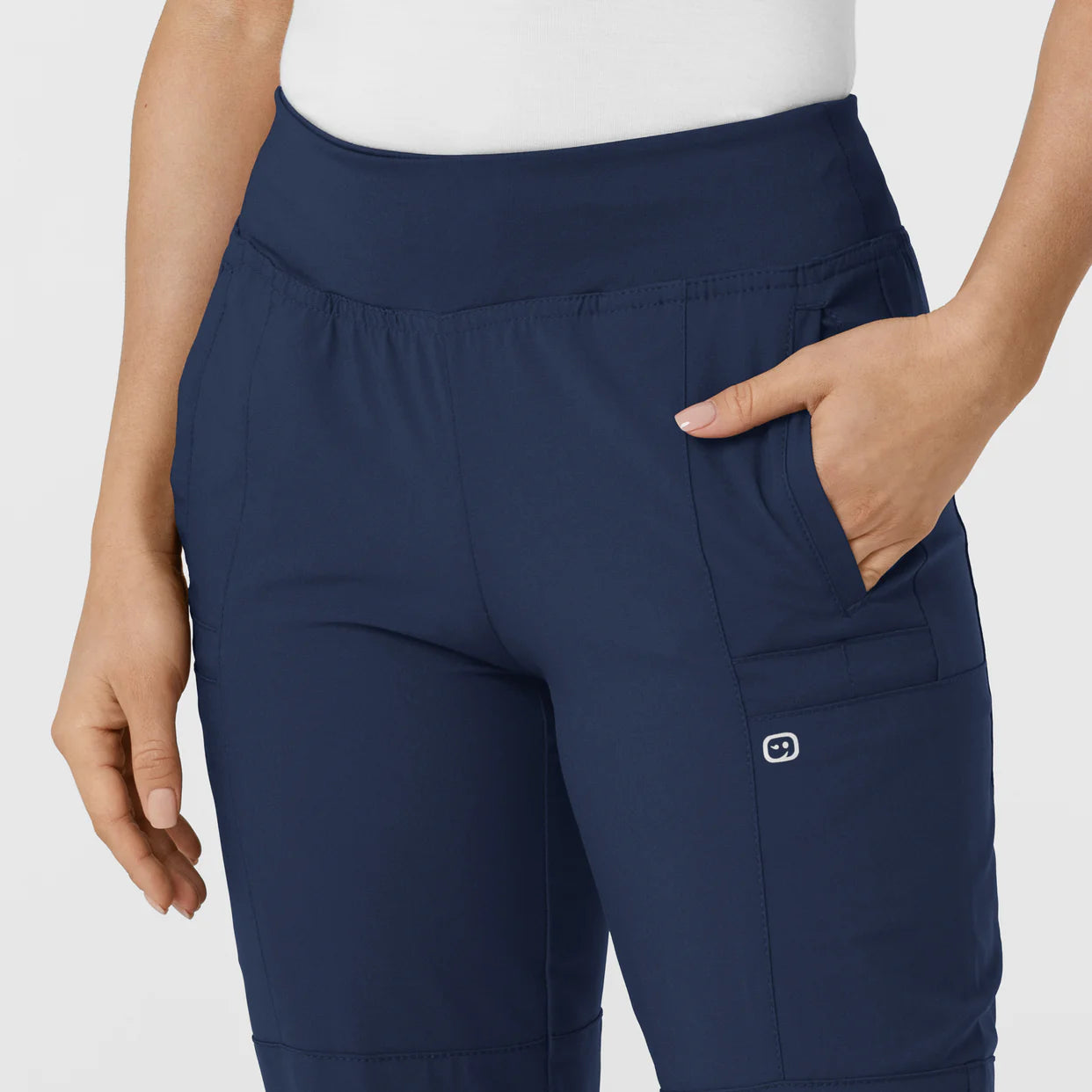 Wink W123 Women's Comfort Waist Cargo Jogger Pant