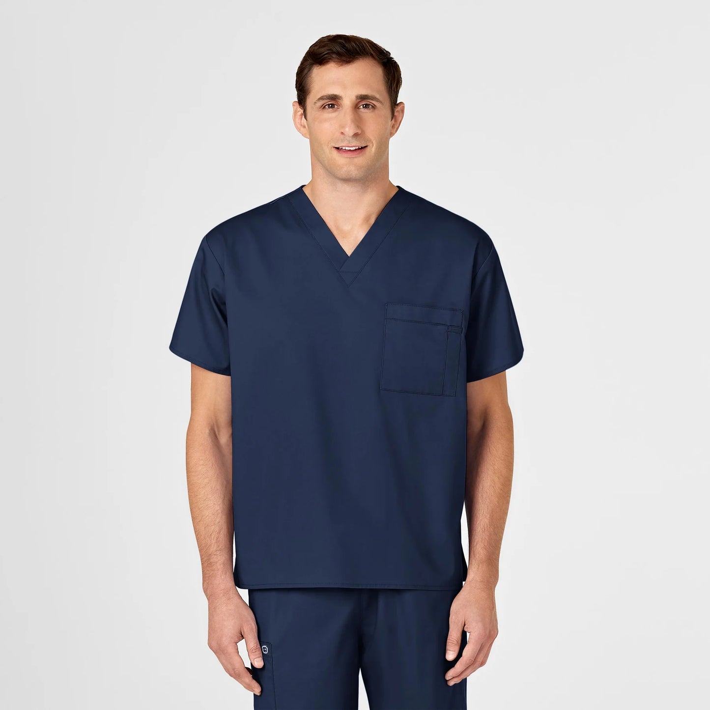 Wink Work Unisex V-Neck Top with USU Faculty Logo