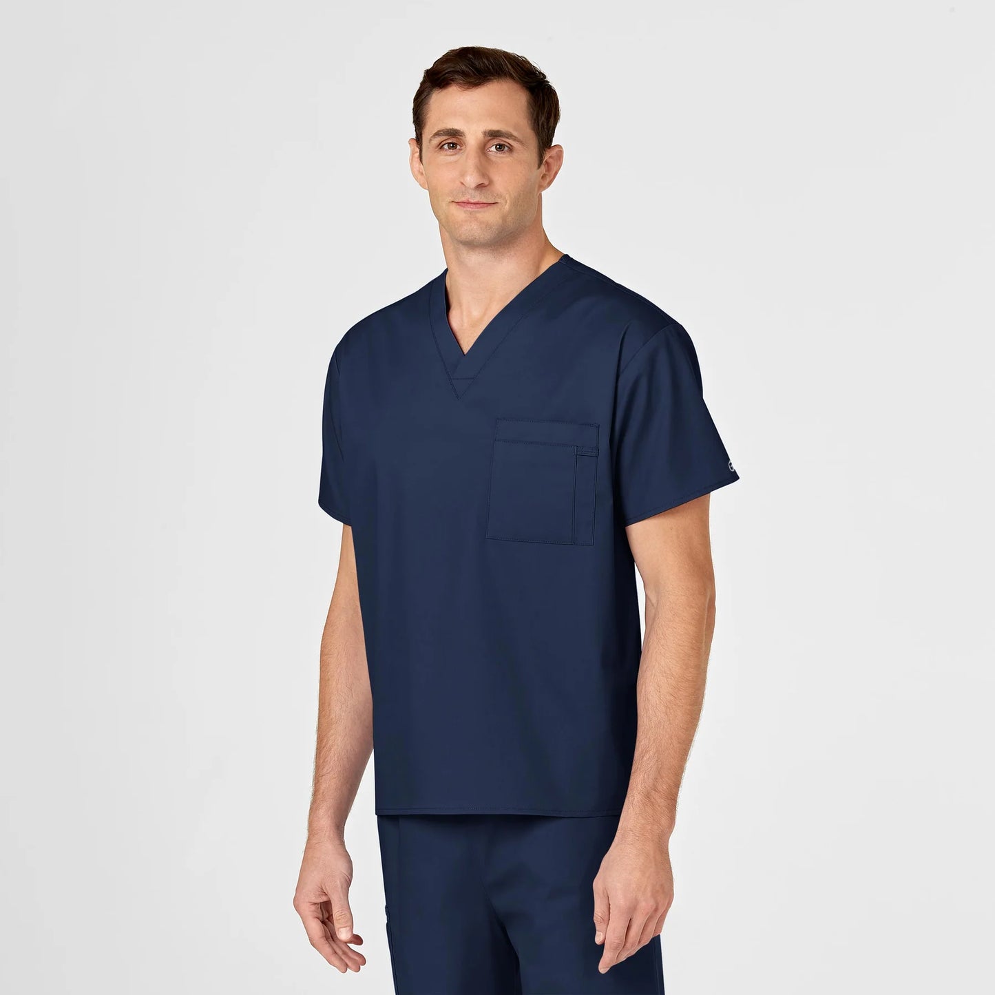 Wink Work Unisex V-Neck Top with USU Faculty Logo