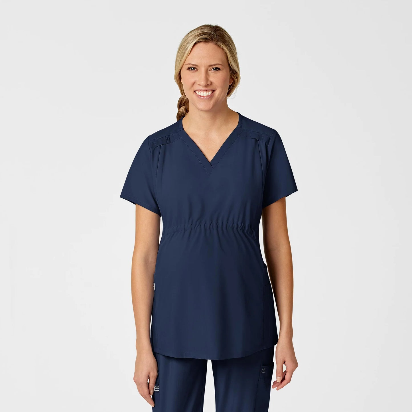 Wink W123 Women's Maternity Top with USU Faculty Logo