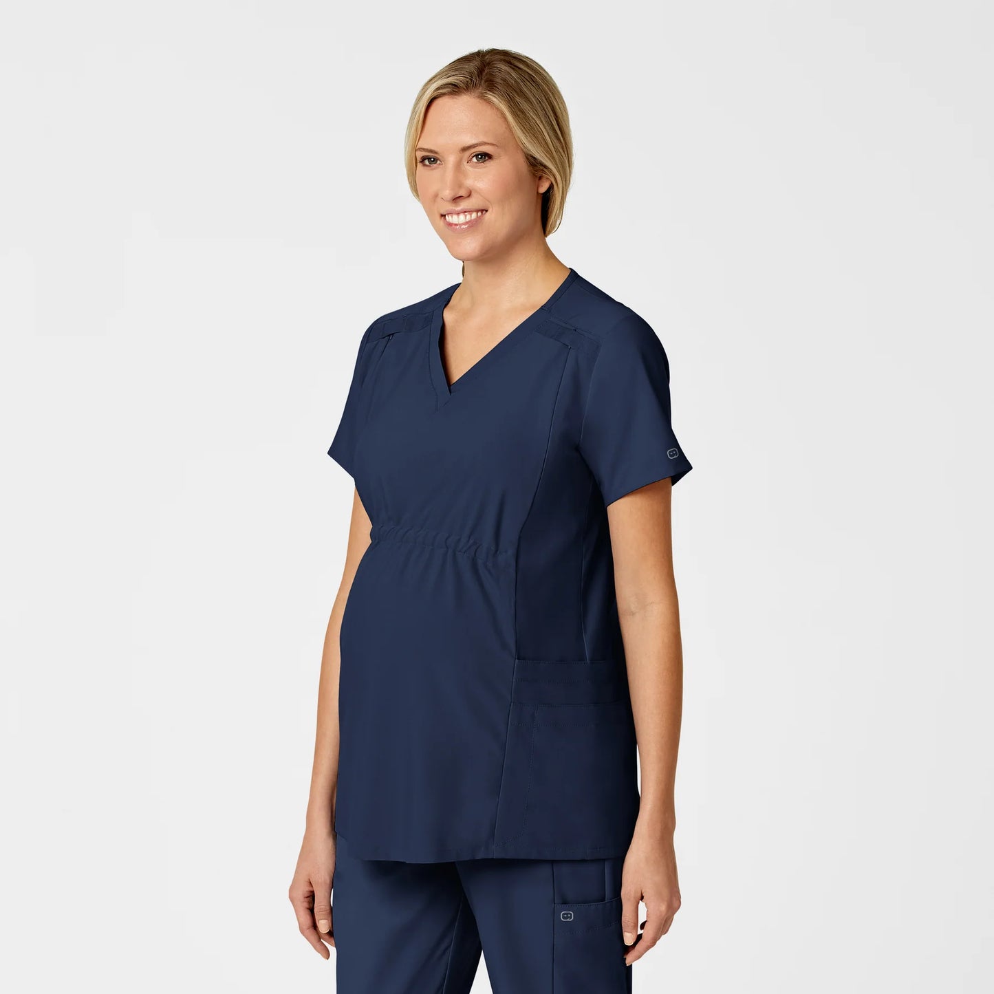 Wink W123 Women's Maternity Top with USU Faculty Logo