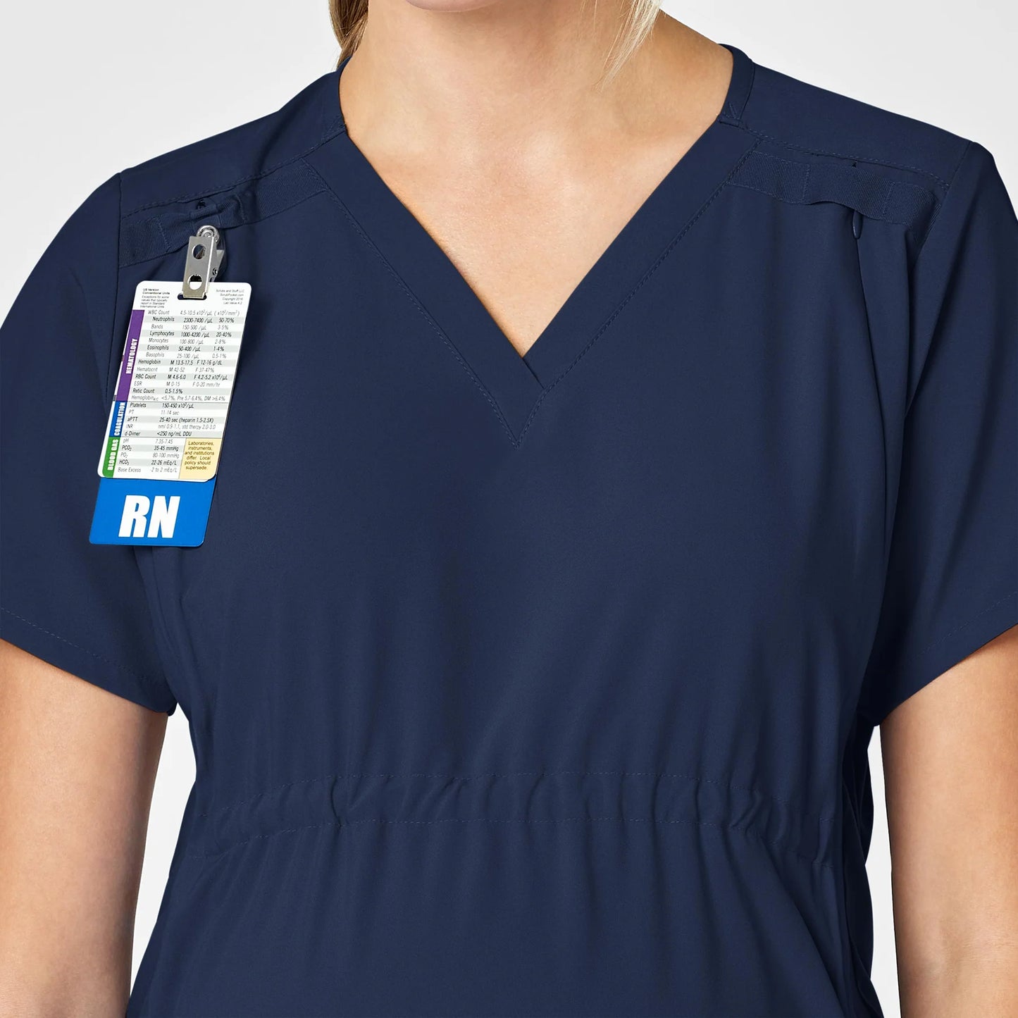 Wink W123 Women's Maternity Top with USU Faculty Logo