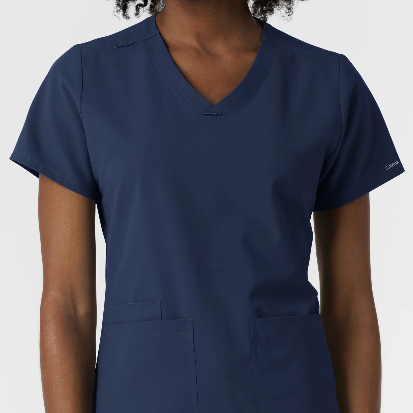 Wink Nurtur Women's V-Neck Top with USU Faculty Logo