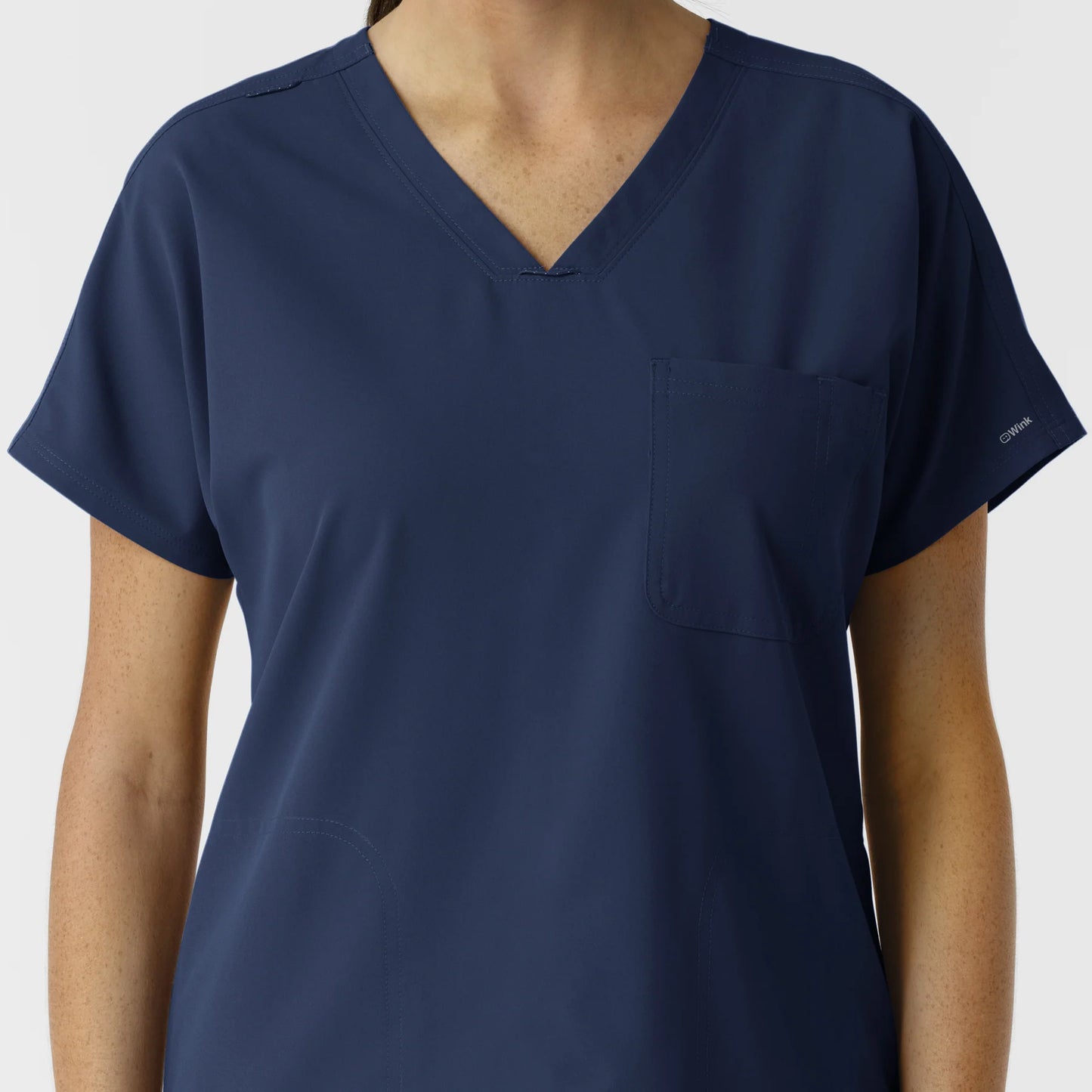 Wink Nurtur Women's Drop Shoulder Tunic Top with USU Faculty Logo