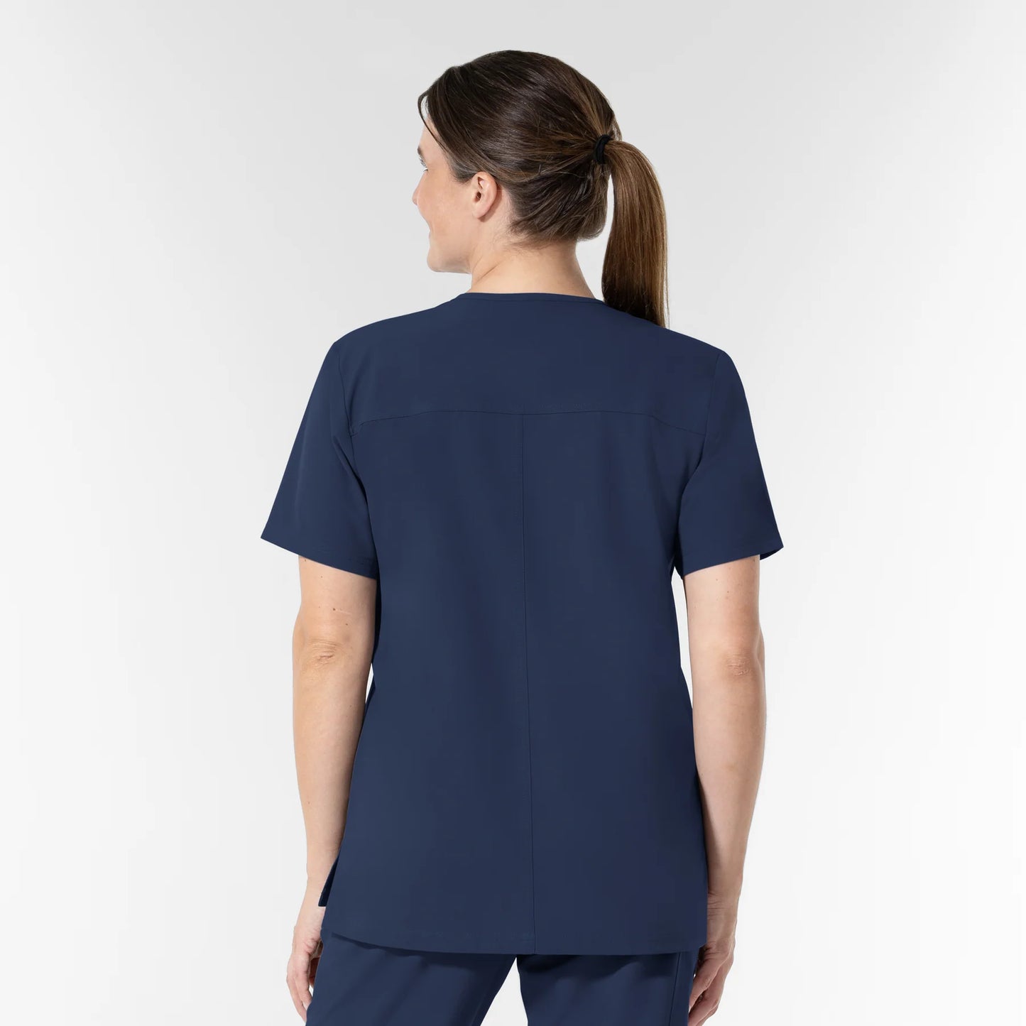 Wink Nurtur Unisex V-Neck Top with USU Faculty Logo