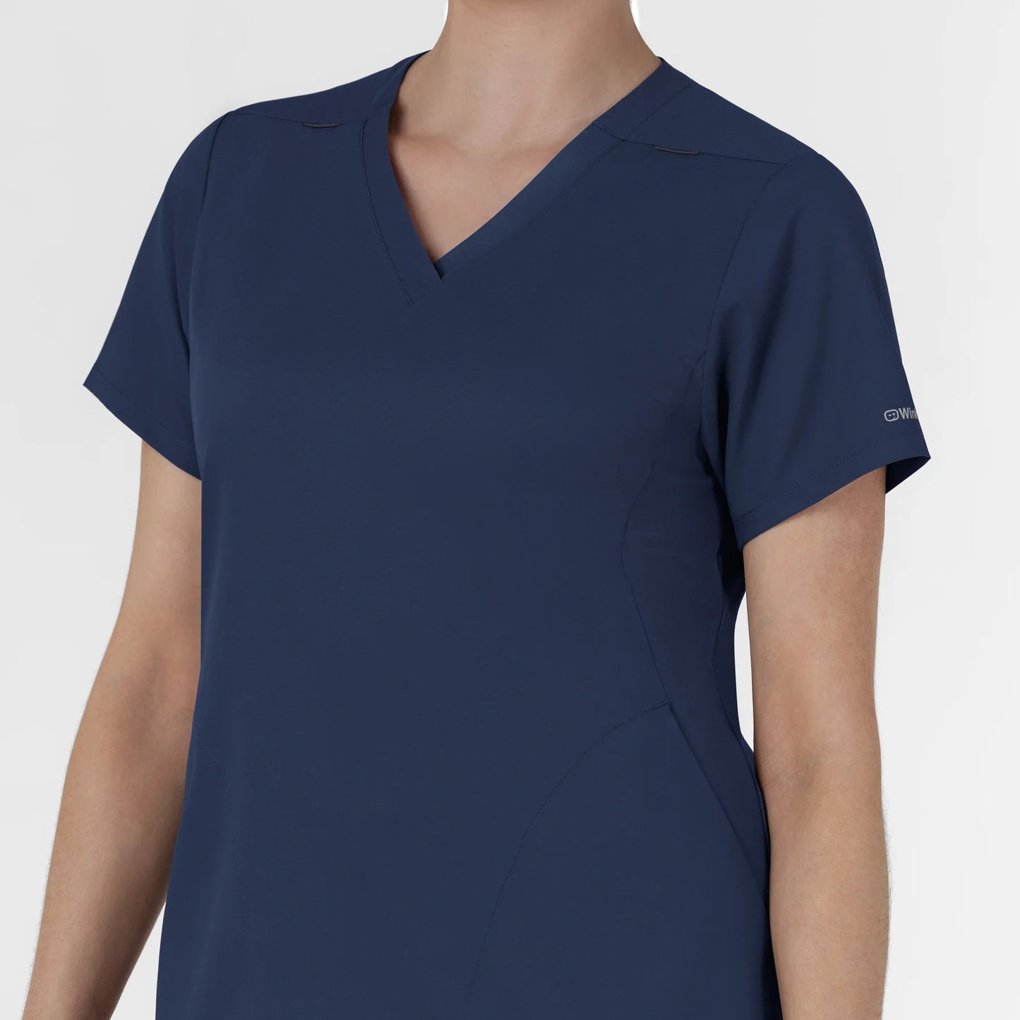 Wink Boundless Women's V-Neck Top with USU Faculty Logo
