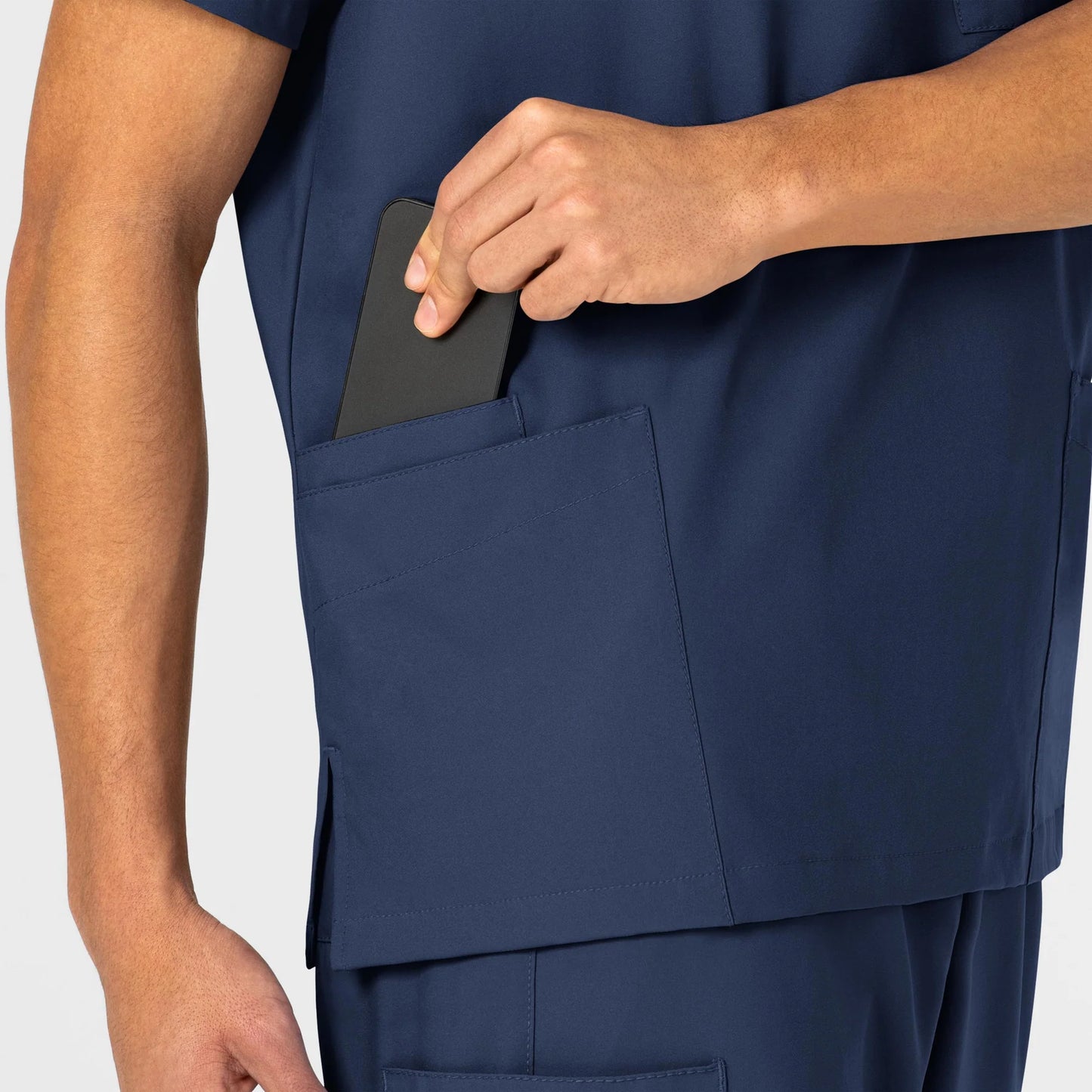 Wink W123 Unisex Utility Top with USU Faculty Logo
