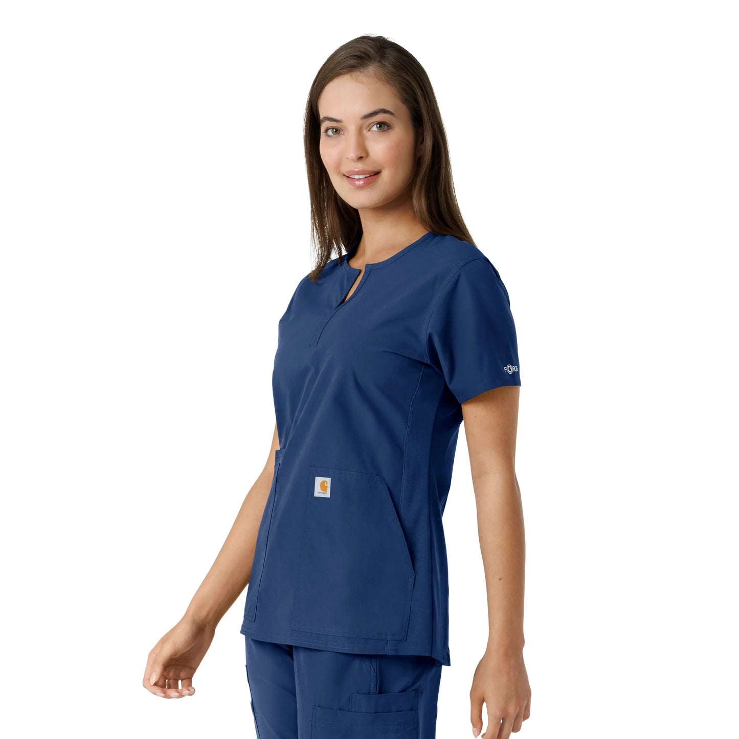 Carhartt Force Women's Notch Neck Top with USU Faculty Logo