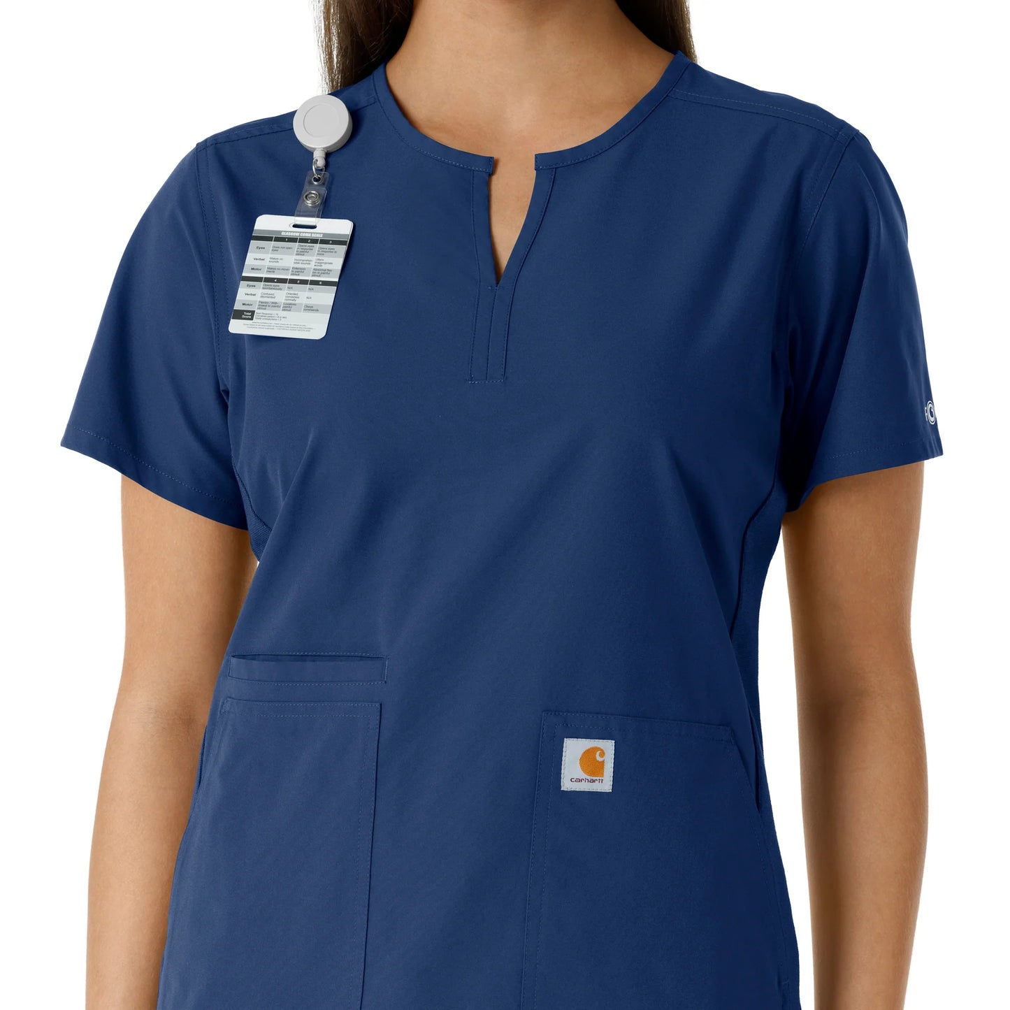 Carhartt Force Women's Notch Neck Top with USU Faculty Logo