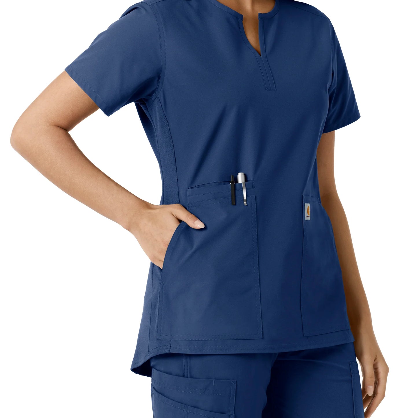 Carhartt Force Women's Notch Neck Top with USU Faculty Logo