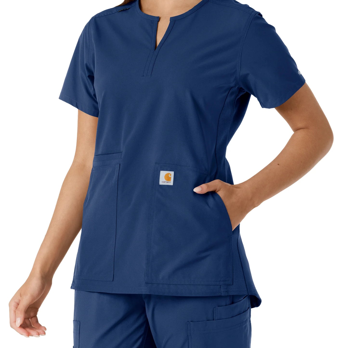 Carhartt Force Women's Notch Neck Top with USU Faculty Logo