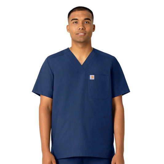 Carhartt Force Men's V-Neck Top with USU Faculty Logo